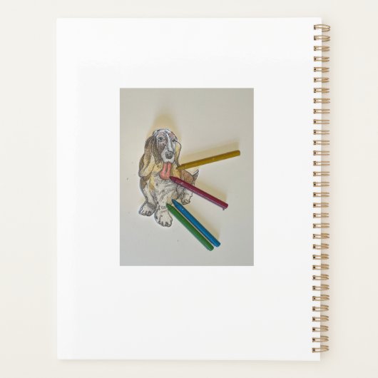 Kleur met mij Bassie Planner (Achterkant)