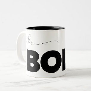 Kleur met minimale standaard aangepaste achtergron tweekleurige koffiemok