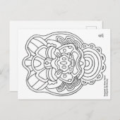 Kleur met Miwaclay Briefkaart (Voorkant / Achterkant)