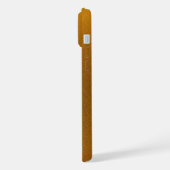 Kleur met verloop van goud iPhone hoesje (Linkerkant)