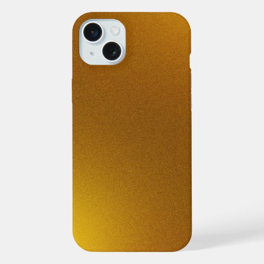 Kleur met verloop van goud iPhone hoesje (Achterkant)