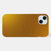 Kleur met verloop van goud iPhone hoesje (Achterkant horizontaal)