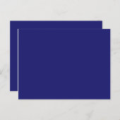 kleur midderblauw briefkaart (Voorkant / Achterkant)