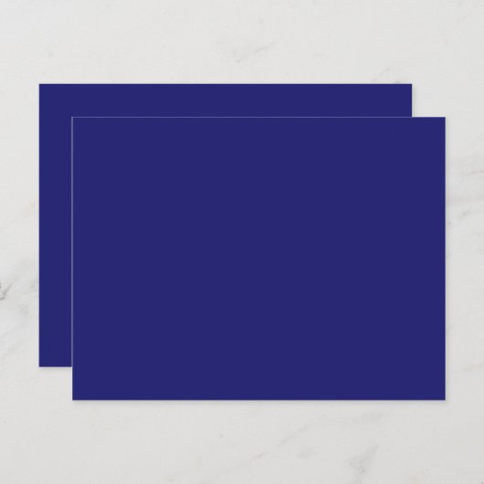kleur midderblauw briefkaart (Voorkant / Achterkant)
