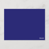 kleur midderblauw briefkaart (Achterkant)