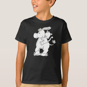 Kleur mij Donkey en Kat T-shirt
