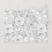 Kleur mij in B4-posey ・ Aangepast Briefkaart (Voorkant)