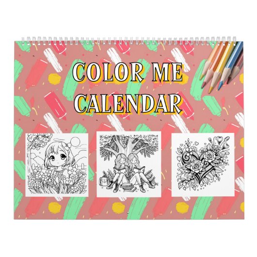 Kleur mij | Leuke volwassen kleuren Kalender (Hoes)