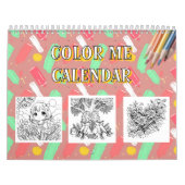 Kleur mij | Leuke volwassen kleuren Kalender (Hoes)