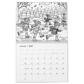 Kleur mij | Leuke volwassen kleuren Kalender (Jan 2027)