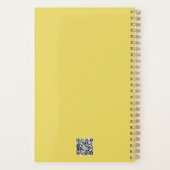 Kleur Mij Madeliefjes Geel Planner (Achterkant)