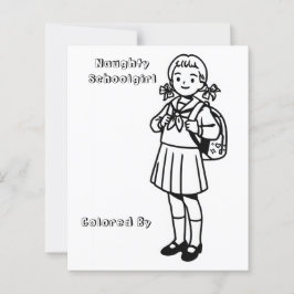 Kleur mij pagina voor kinderen | Anime Stoute Scho