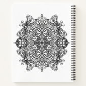 Kleur mij, persoonlijke vlinder Mandala Notitieboek (Achterkant)