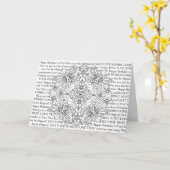 Kleur mij, Tante's verjaardag Vlinders en bloemen Kaart (Gele Bloem)