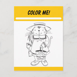 Kleur-mijn-activiteitenkaart Briefkaart