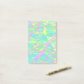 Kleur Mijn Dromen Krabbelpatroon Artsy Expressief Post-it® Notes (Op bureau)