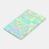 Kleur Mijn Dromen Krabbelpatroon Artsy Expressief Post-it® Notes (Schuin)