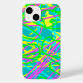 Kleur Mijn Dromen Krabbelpatroon Expressieve kunst Case-Mate iPhone Case (Achterkant)