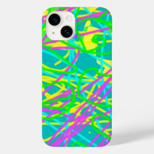 Kleur Mijn Dromen Krabbelpatroon Expressieve kunst Case-Mate iPhone 14 Hoesje