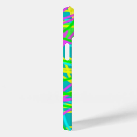 Kleur Mijn Dromen Krabbelpatroon Expressieve kunst Case-Mate iPhone Case (Achterkant / Rechts)