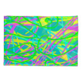 Kleur Mijn Dromen Krabbelpatroon Expressieve kunst Kussensloop (Achterkant)