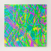 Kleur Mijn Dromen Krabbelpatroon Expressieve kunst Legpuzzel (Horizontaal)