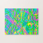 Kleur Mijn Dromen Krabbelpatroon Expressieve kunst Legpuzzel (Horizontaal)