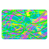 Kleur Mijn Dromen Krabbelpatroon Expressieve kunst Magneet (Horizontaal)