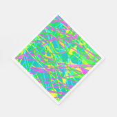 Kleur Mijn Dromen Krabbelpatroon Expressieve kunst Servet (Hoek)