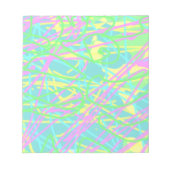 Kleur Mijn Dromen Krabbelpatroon Kunst Expressief Notitieblok (Voorkant)