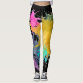 Kleur mijn leven en je rug om. en ideeën leggings (Voorkant)