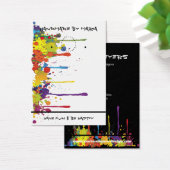 Kleur mijn leven - Splashes 2 Visitekaartje (Bureau)