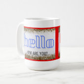 Kleur mok Cup ontwerp (Voorkant links)