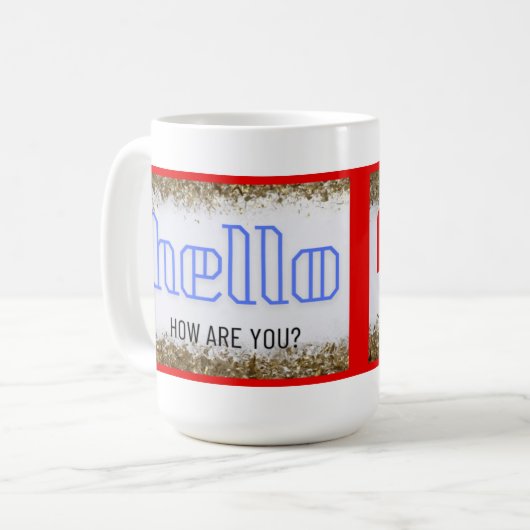 Kleur mok Cup ontwerp (Voorkant links)