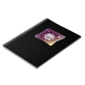 Kleur Moon Boho Whimsigothic Gothic Witchy Witch Notitieboek (Linkerzijde)