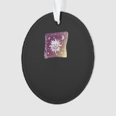 Kleur Moon Boho Whimsigothic Gothic Witchy Witch Ornament (voorkant)