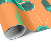 Kleur muziekpatroon handtekenmuziek cadeaupapier (Rol Hoek)