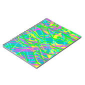 Kleur My Dreams Scribble Patroon Expressive Notitieboek (Linkerzijde)