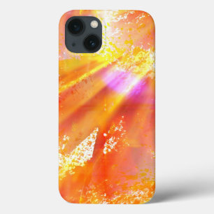 kleur naadloos gele achtergrond, oranje Case-Mate iPhone case