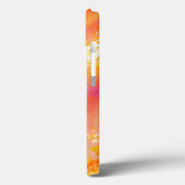 kleur naadloos gele achtergrond, oranje Case-Mate iPhone case (Achterkant / Links)