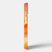 kleur naadloos gele achtergrond, oranje Case-Mate iPhone case (Achterkant / Rechts)