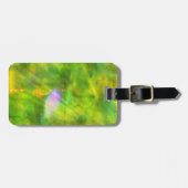 kleur naadloos groen, geel bagagelabel (Voorkant horizontaal)