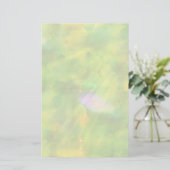 kleur naadloos groen, geel briefpapier (Staand voorkant)