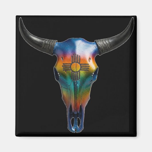 Kleur New Mexico Magneet (Voorkant)