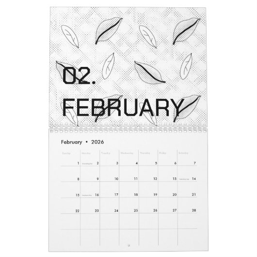 Kleur Nieuw Personaliseer Tekst Logo Agenda Kalender (Feb 2026)