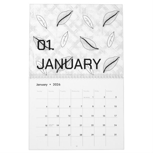 Kleur Nieuw Personaliseer Tekst Logo Agenda Kalender (Jan 2026)
