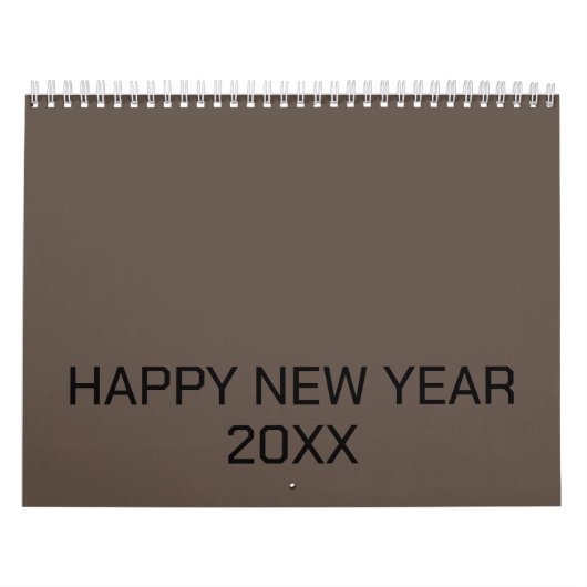 Kleur Nieuw Personaliseer Tekst Logo Agenda Kalender (Hoes)