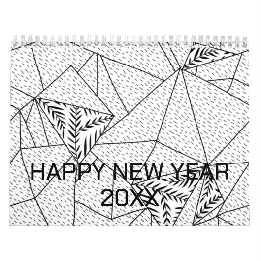 Kleur Nieuw Personaliseer Tekst Logo Agenda Kalender (Hoes)