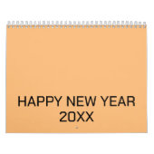 Kleur Nieuw Personaliseer Tekst Logo Agenda Kalender (Hoes)