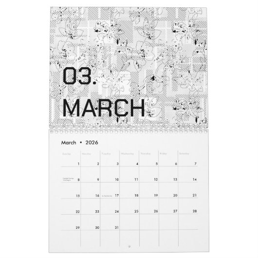 Kleur Nieuw Personaliseer Tekst Logo Agenda Kalender (Mar 2026)